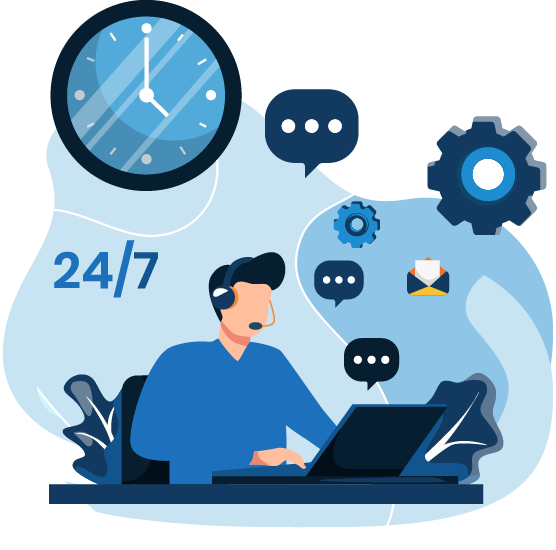 3- Round-The-Clock Live Support Service
